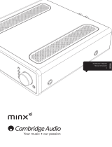 Cambridge Audio Minx Xi Manual de usuario