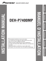 Pioneer DEH-P7400MP Guía de instalación