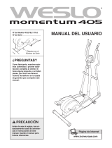 Weslo Momentum 410 Elliptical Manual de usuario