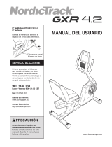 NordicTrack Gxr 4.2 Bike Manual de usuario