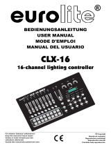 EuroLite CLX-16 Manual de usuario