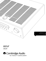 Cambridge Audio Azur 351R Manual de usuario