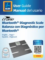 ALDI Bluetooth Diagnostic Scale Manual de usuario