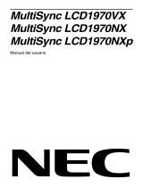 NEC MultiSync® LCD1970VX El manual del propietario