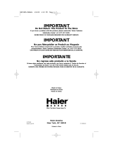 Haier HDP18PA Manual de usuario