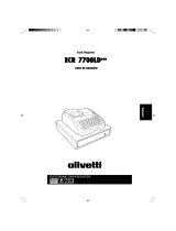 Olivetti ECR 7700LD Eco El manual del propietario