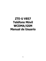 ZTE V857 Manual de usuario