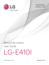LG E410 Manual de usuario