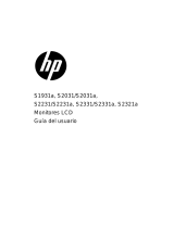 HP 23 inch Flat Panel Monitor series El manual del propietario