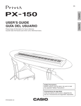 Casio PX-150 Manual de usuario