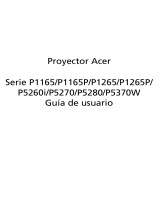 Acer P5270 Manual de usuario