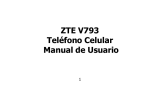 ZTE V793 Manual de usuario