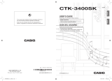 Casio CTK-3400 Manual de usuario