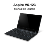 Acer Aspire V5-123 Manual de usuario