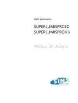 Sim2 Superlumis PRO Manual de usuario