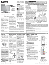 Sanyo DP32642 Manual de usuario