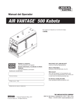Lincoln Electric Air Vantage 500 Instrucciones de operación
