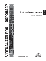 Behringer Virtualizer Pro DSP2024P Instrucciones Breves Manual