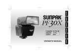 SUNPAK PF30X  El manual del propietario