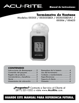 AcuRite Window Thermometer Manual de usuario