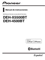 Pioneer DEH-X5500BT Manual de usuario
