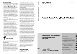 Sony NAS-50HDE Giga Juke El manual del propietario