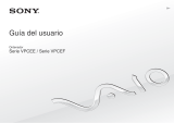 Sony VPCEE4E1E Instrucciones de operación