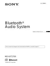 Sony MEX-BT2700 Instrucciones de operación