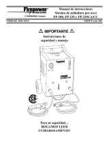 ESAB FP-100, FP-235 and FP-235AC/DC Arc Welding System Manual de usuario