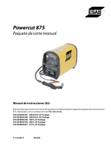 ESAB Powercut 875 Plasma Arc Cutting Package Manual de usuario