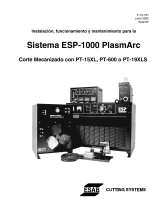 ESAB PT-600 or PT-19XLS Manual de usuario