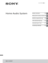 Sony MHC-EC619iP El manual del propietario