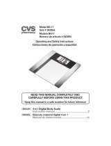 CVS BG 17 Operating And Safety Instructions Manual