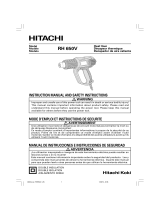 Hitachi RH 650V Manual de usuario