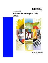 HP DesignJet 2500/3500cp Printer series Guía del usuario