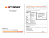 Premier PC-1016D Manual de usuario