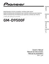 Pioneer GM-D9500F Manual de usuario