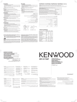 Kenwood KFC-X1730P El manual del propietario
