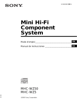 Sony MHC-WZ5 Instrucciones de operación