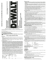 DeWalt D25300D Manual de usuario