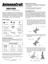 AntennaCraft HDX1000 Guía de inicio rápido