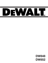 DeWalt DW852 T 3 El manual del propietario