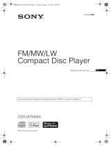 Sony CDX-GT540UI Instrucciones de operación