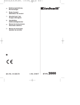 Einhell Blue BT-PG 2000 El manual del propietario