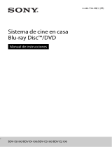 Sony BDV-E6100 Instrucciones de operación