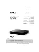 Sony BDP-S3500 El manual del propietario