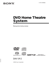Sony DAV-SR2 Instrucciones de operación