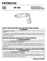 Hitachi DB 3DL Manual de usuario