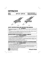 Hitachi GP 5V Manual de usuario