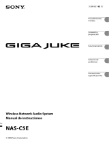 Sony NAS-C5E Giga Juke El manual del propietario